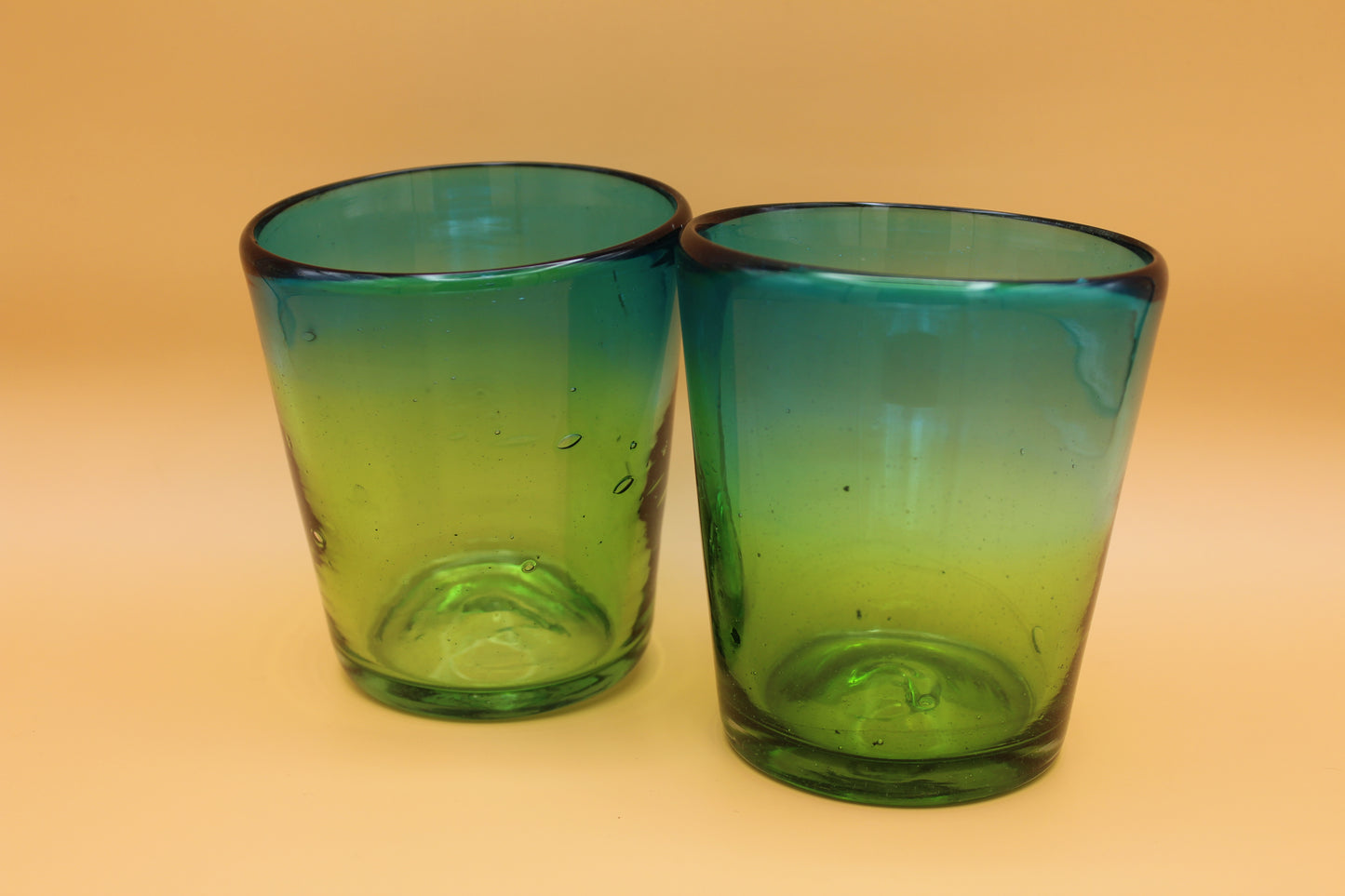 Handmade "Aurora" Tapatia Rocks Glasses (Set of 2)