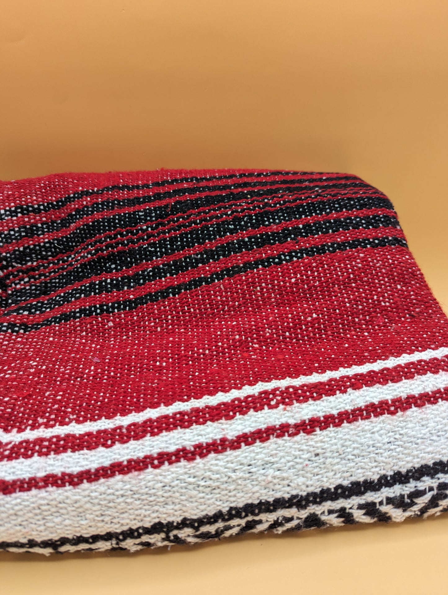 Iconic Handcrafted Mexican Blanket | Red