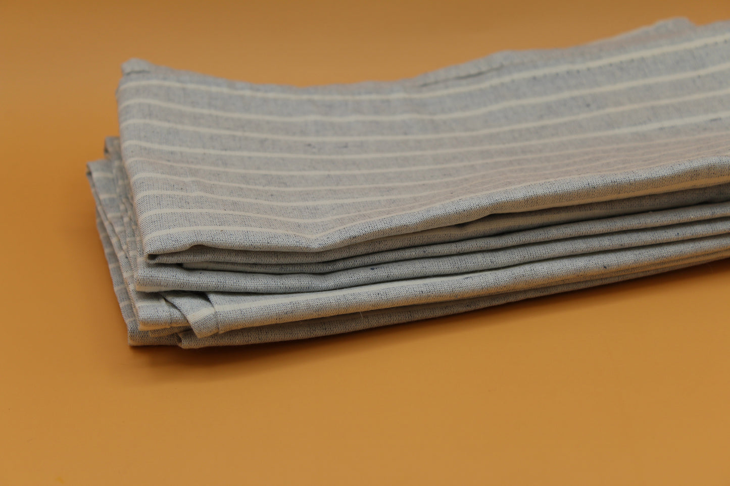 Striped Cotton Napkins (Set of 4) | Grey