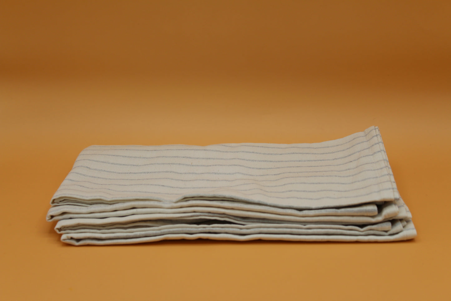 Striped Cotton Napkins (Set of 4) | Natural