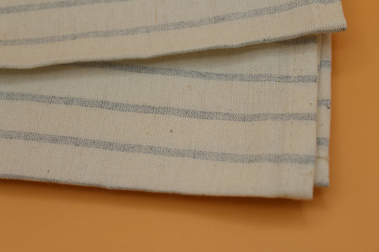 Striped Cotton Napkins (Set of 4) | Natural