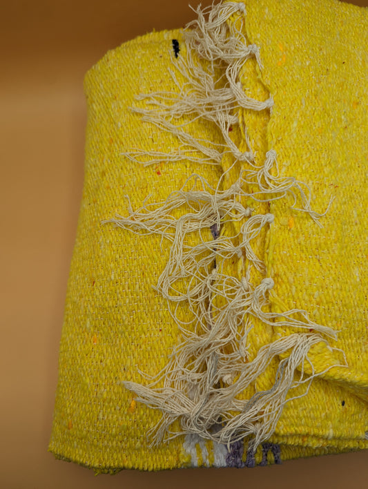 Pajaro Mexican Blanket | Yellow
