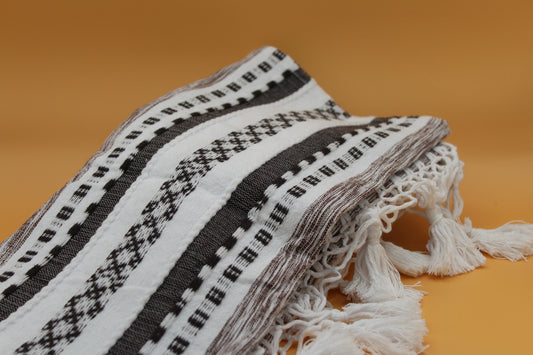 Handmade "Sierra Boulders" Cotton Table Runner