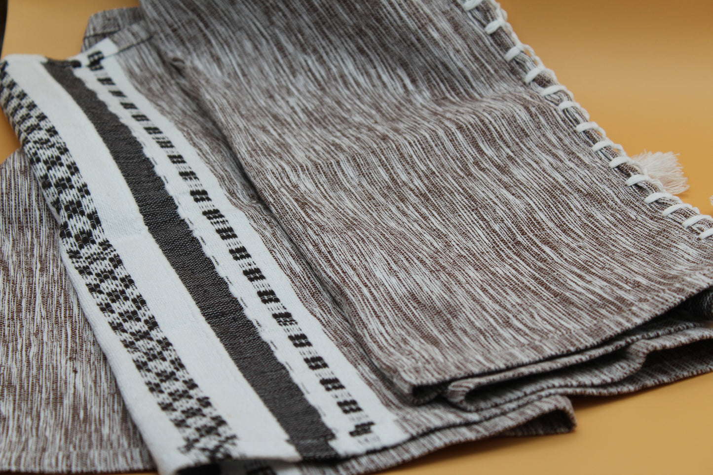 Handmade "Sierra Boulders" Cotton Table Runner
