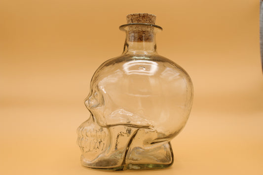 Hand-Blown Skull Decanter