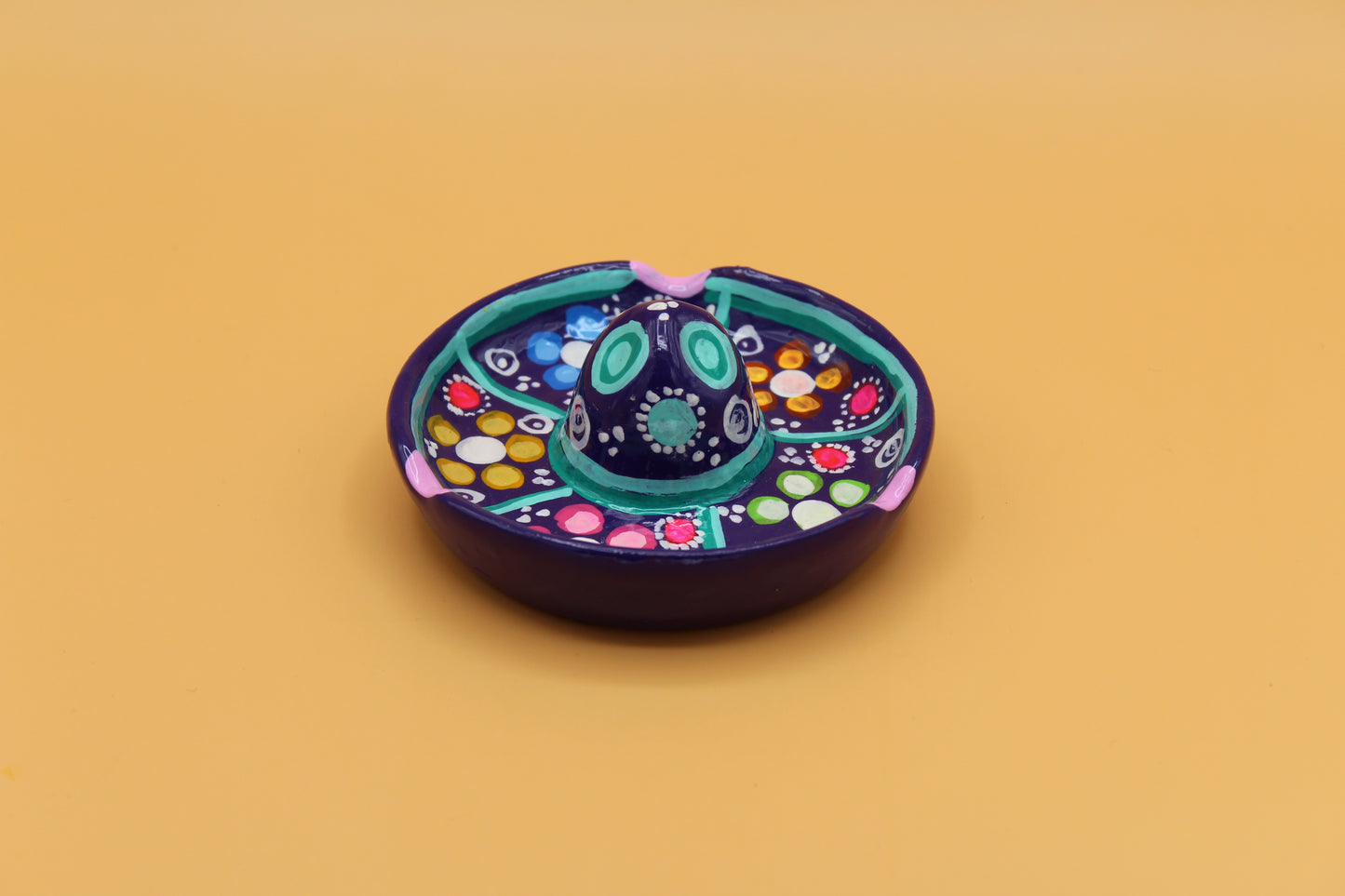 Hand Painted "Talavera Sombrero" Dish