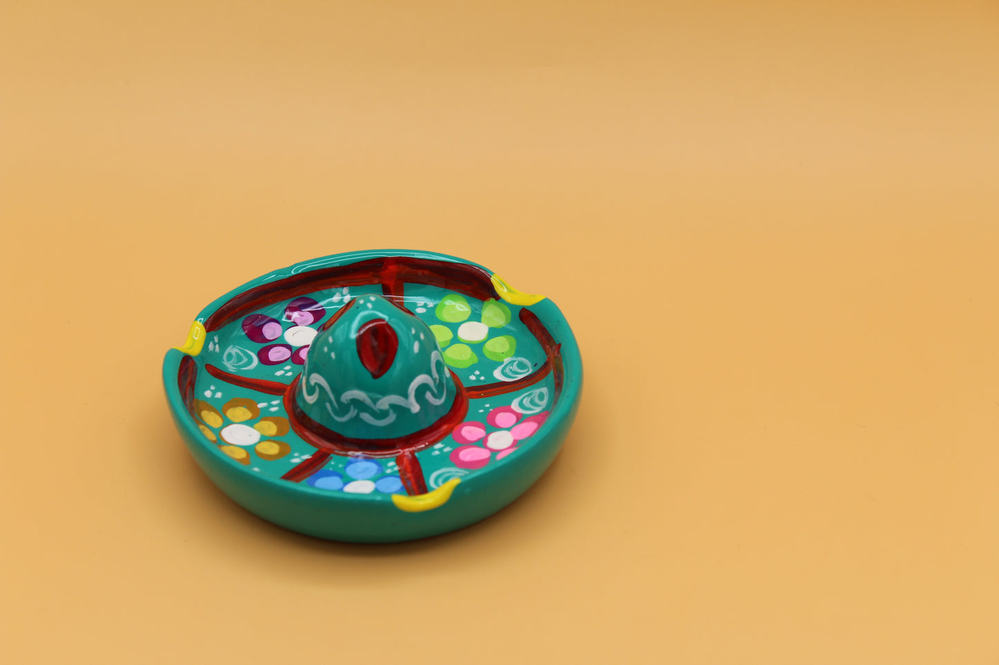 Hand Painted "Talavera Sombrero" Dish