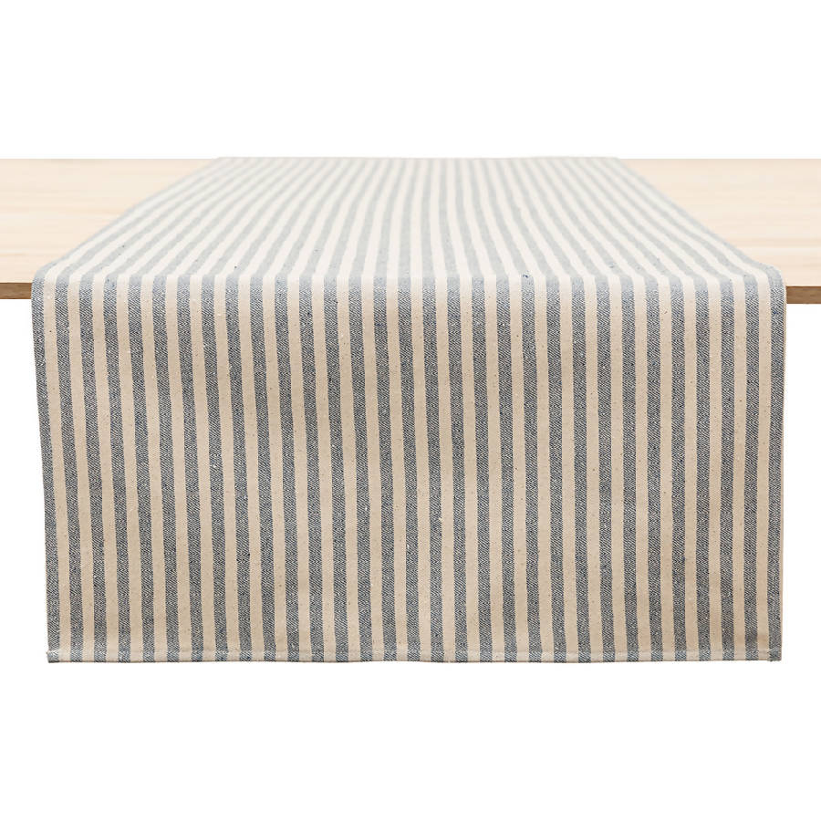 Table Runner | Natural w/ Stripes