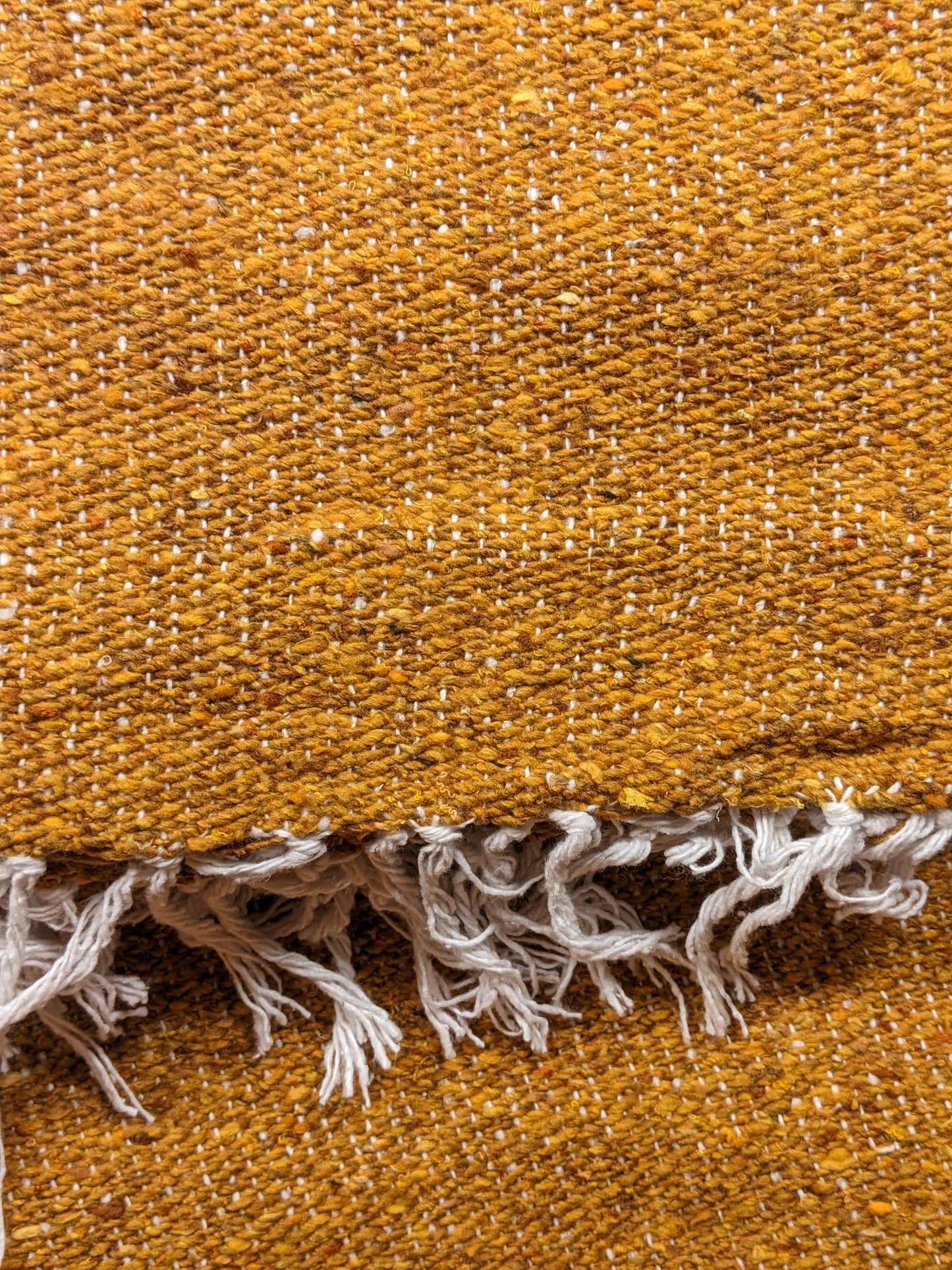 Modern Mexican Blanket | Mustard Yellow