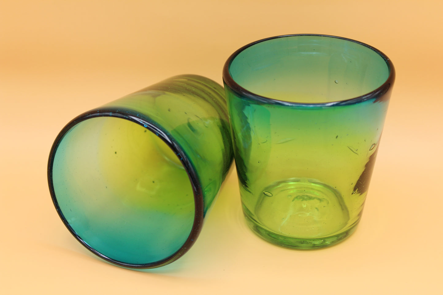 Handmade "Aurora" Tapatia Rocks Glasses (Set of 2)