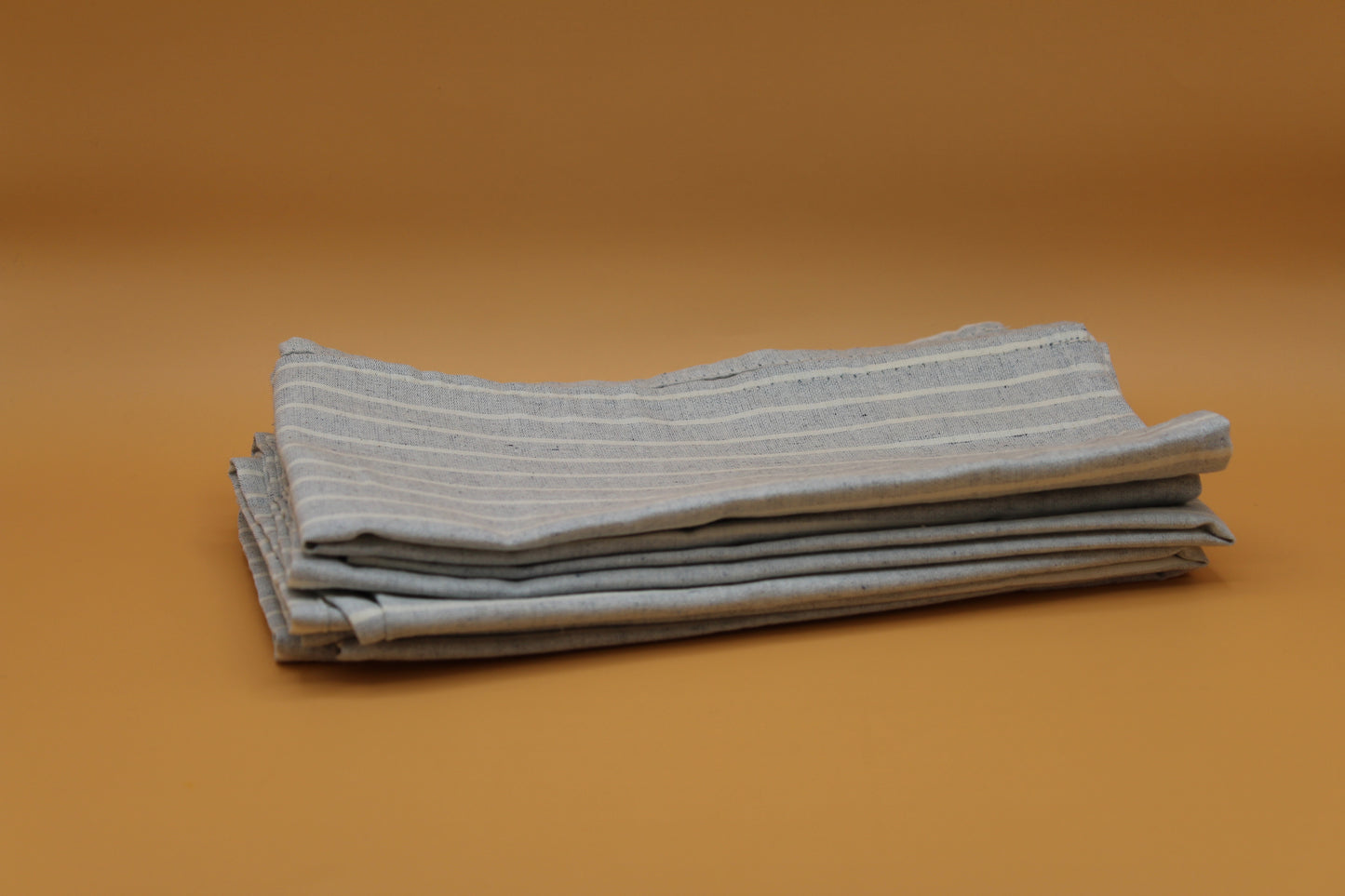 Striped Cotton Napkins (Set of 4) | Grey