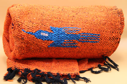 Pajaro Mexican Blanket | Orange